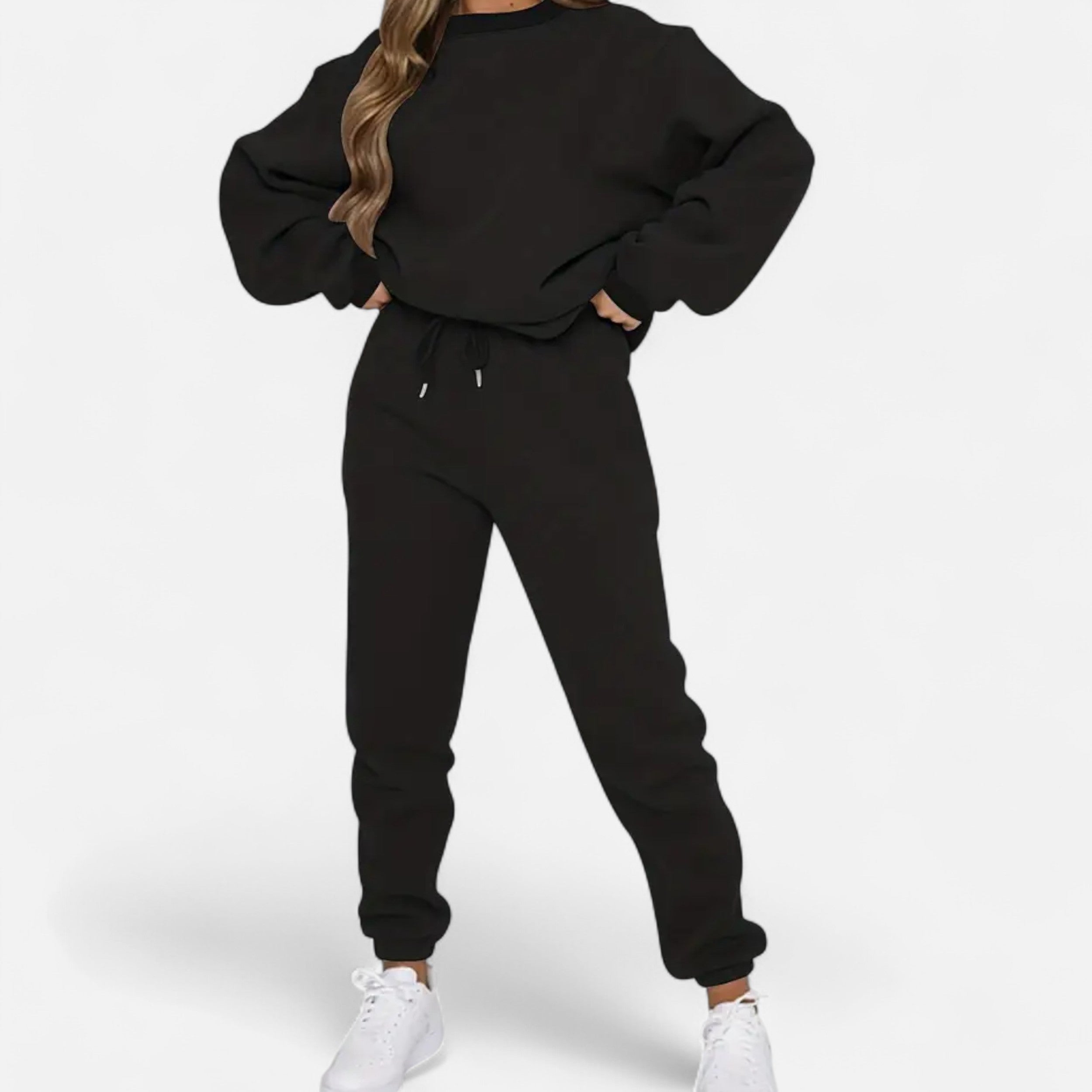 Gilduro |Women’s Casual Two-Piece Pullover & Drawstring Pants Set
