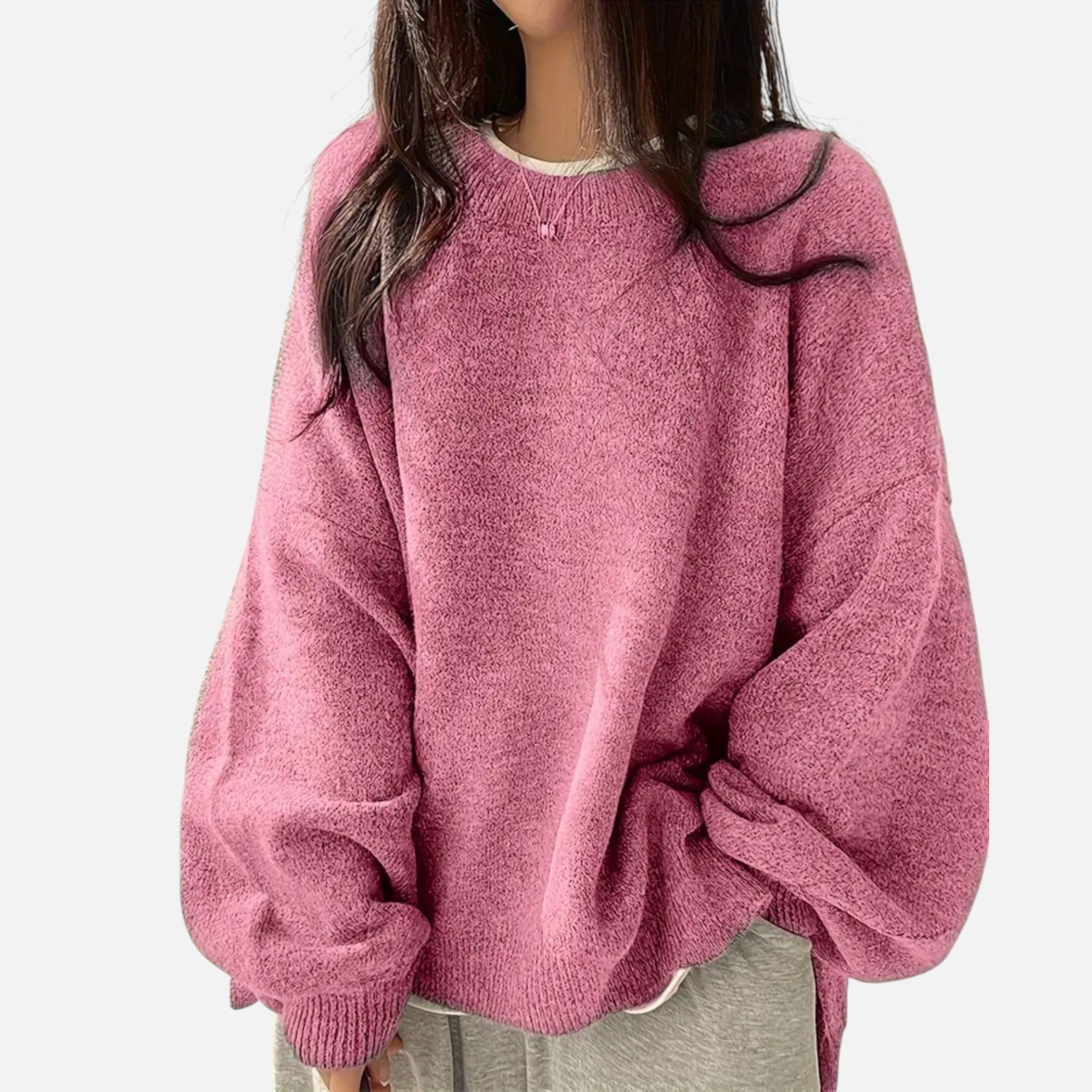 Gilduro | Women’s Classic Crew Neck Knit Sweater