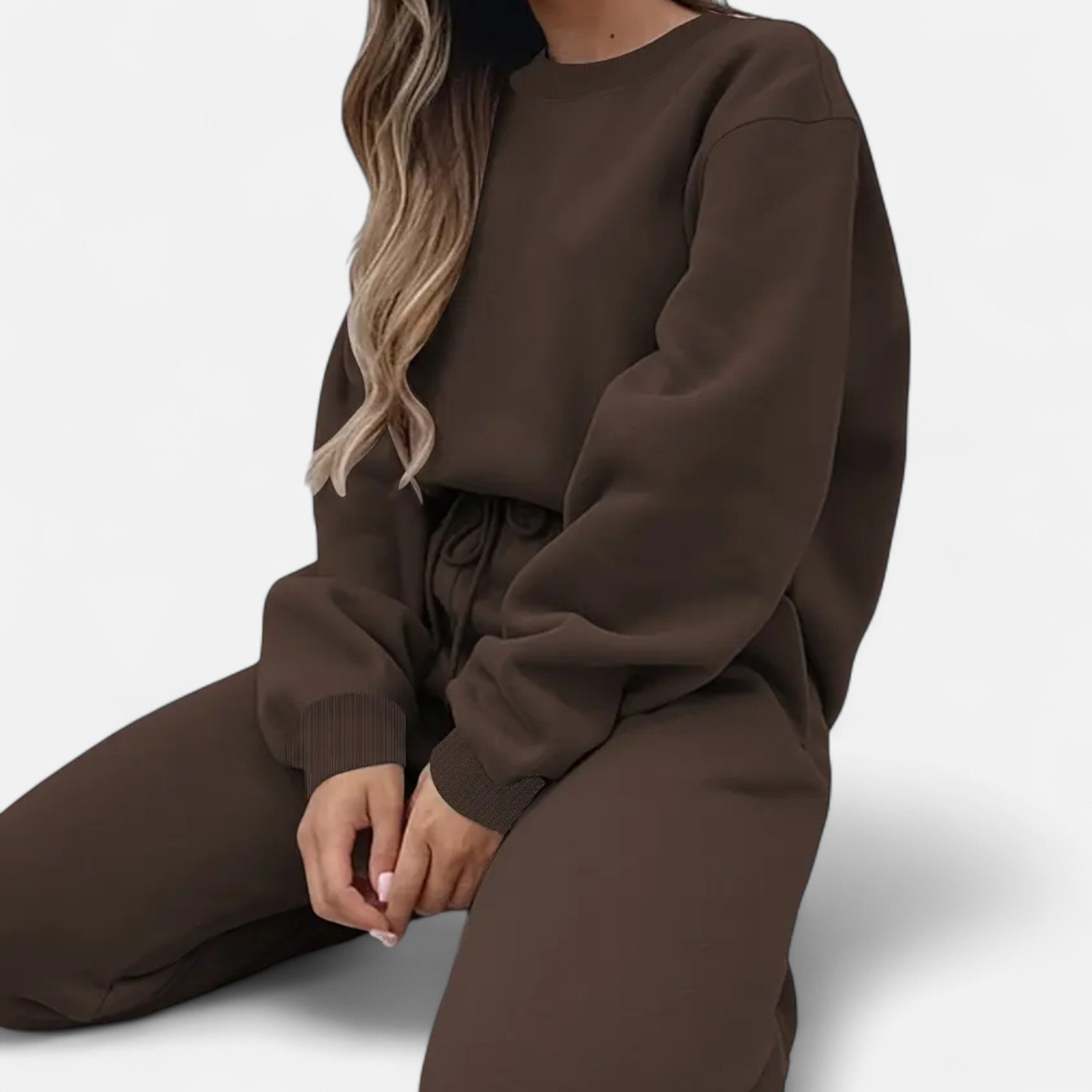 Gilduro |Women’s Casual Two-Piece Pullover & Drawstring Pants Set