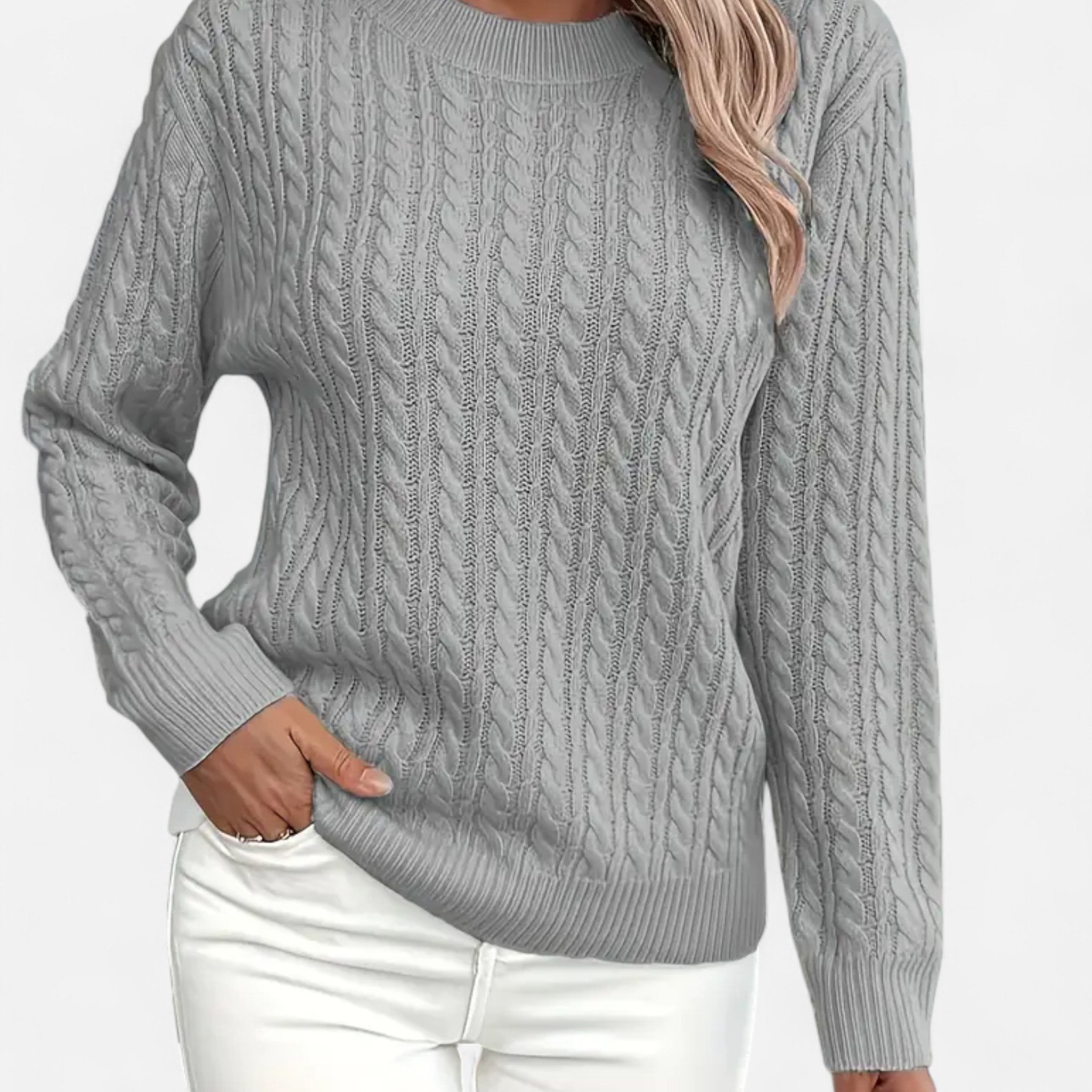 Gilduro | Women’s Casual Loose-Fit Round Neck Sweater
