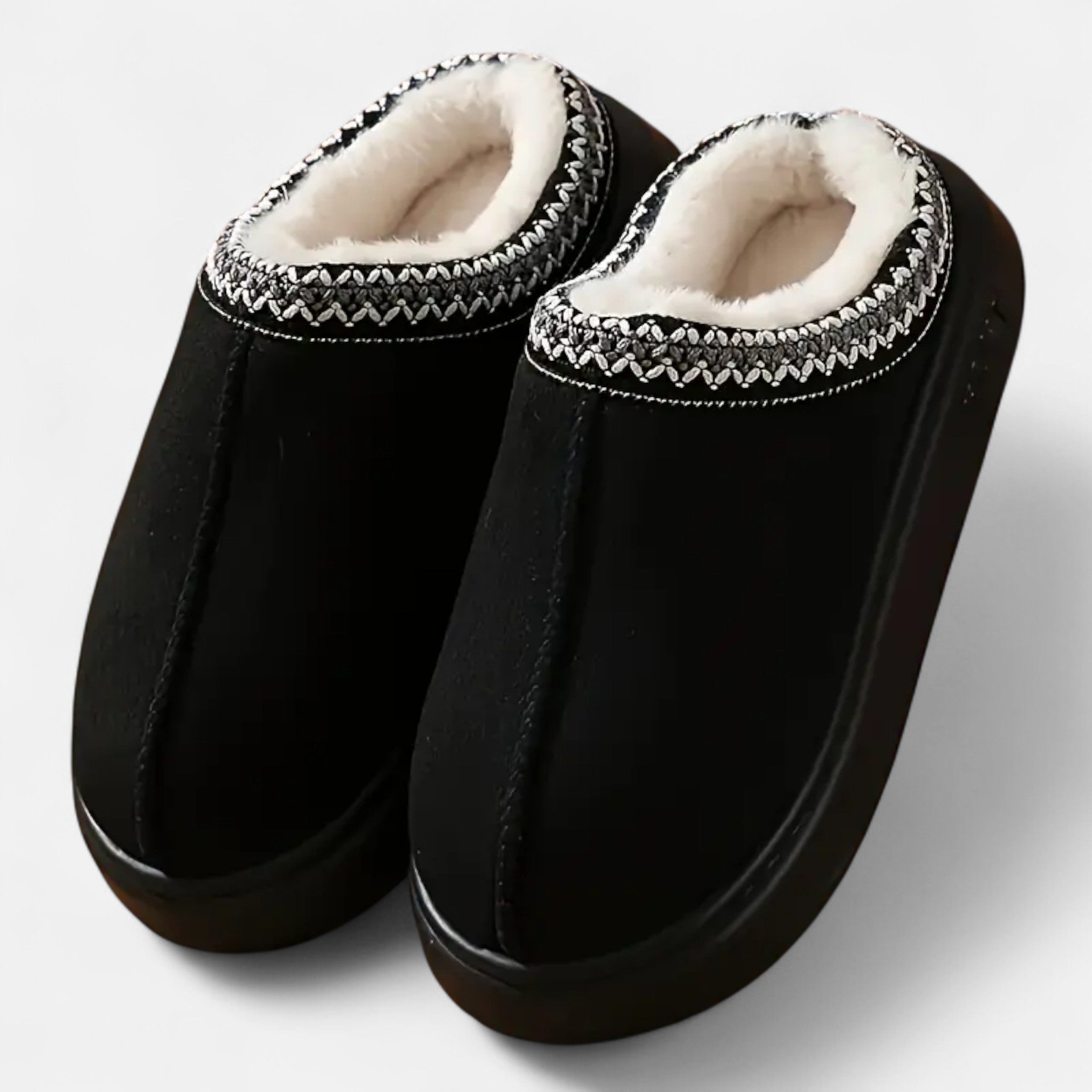 Gilduro | Women’s Elegant Lace-Trimmed Slippers