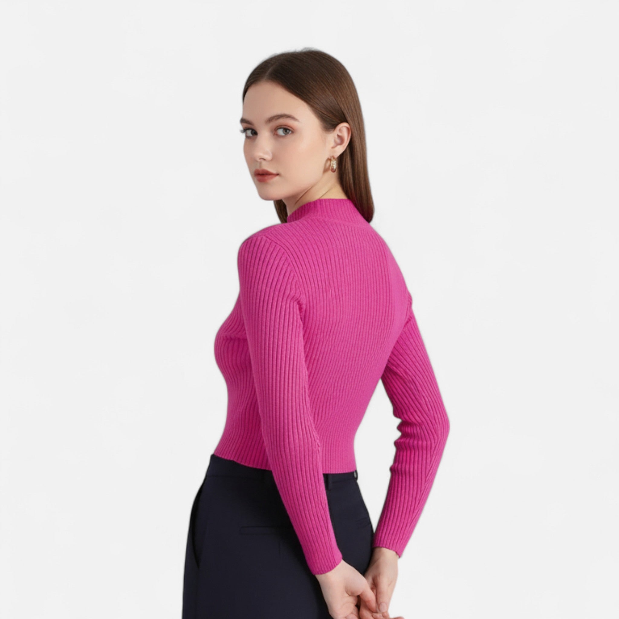 Gilduro | Women’s 3-Piece Stand Collar Ribbed Base Layer Set