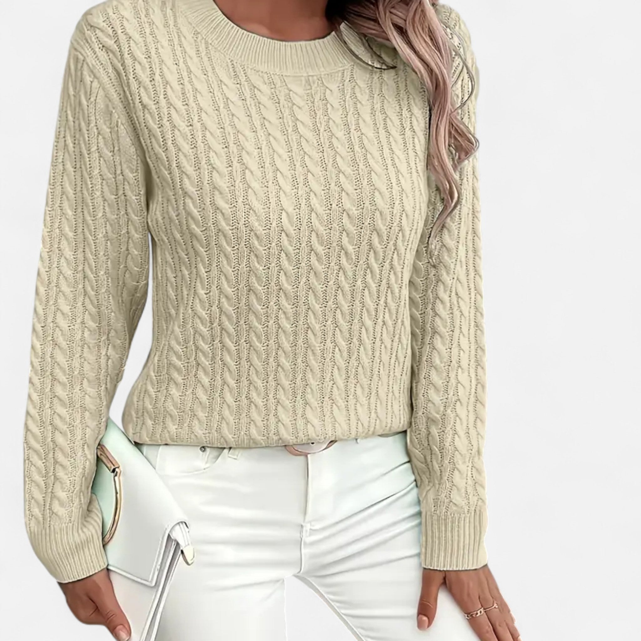 Gilduro | Women’s Casual Loose-Fit Round Neck Sweater