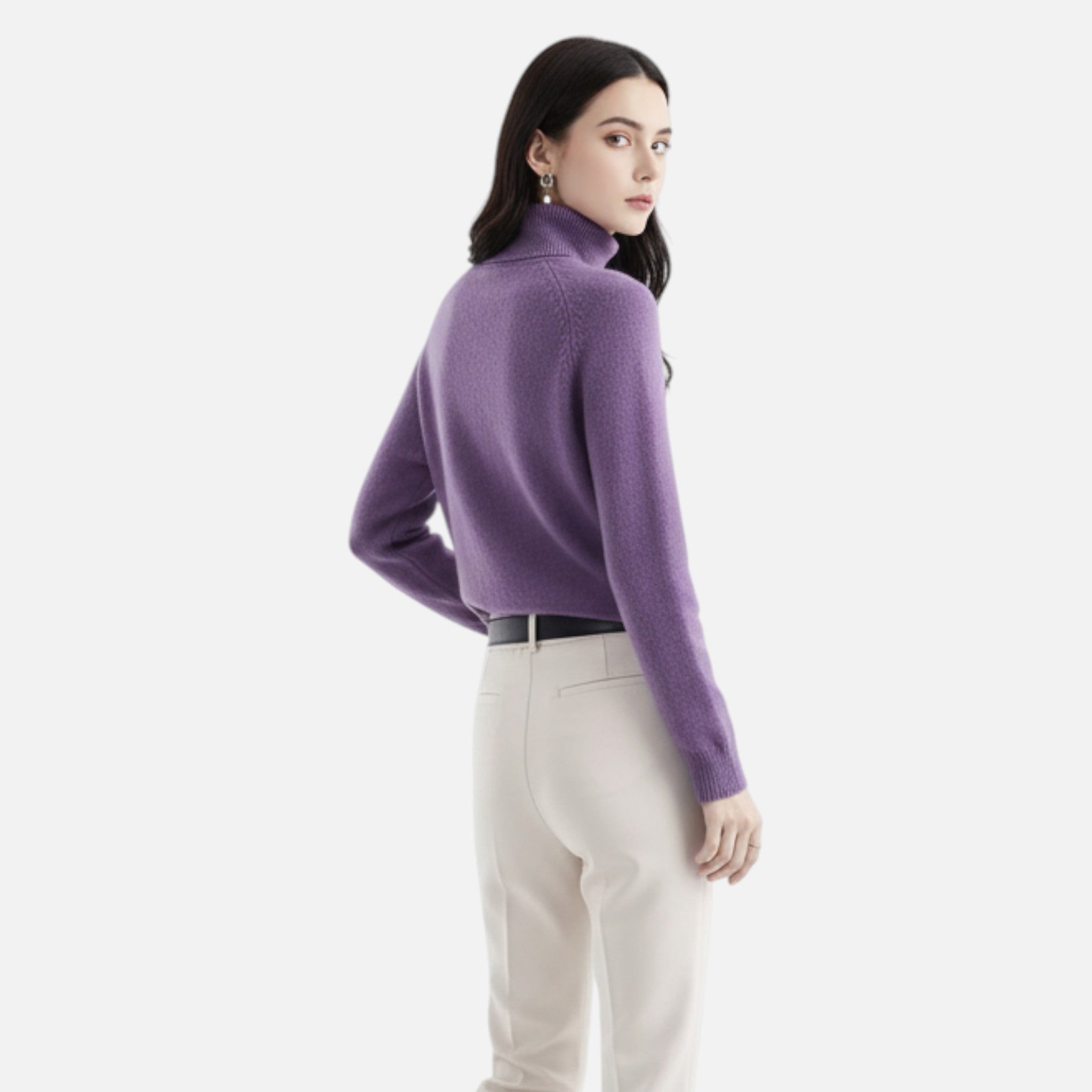 Gilduro | Women’s Classic Turtleneck Knit Sweater