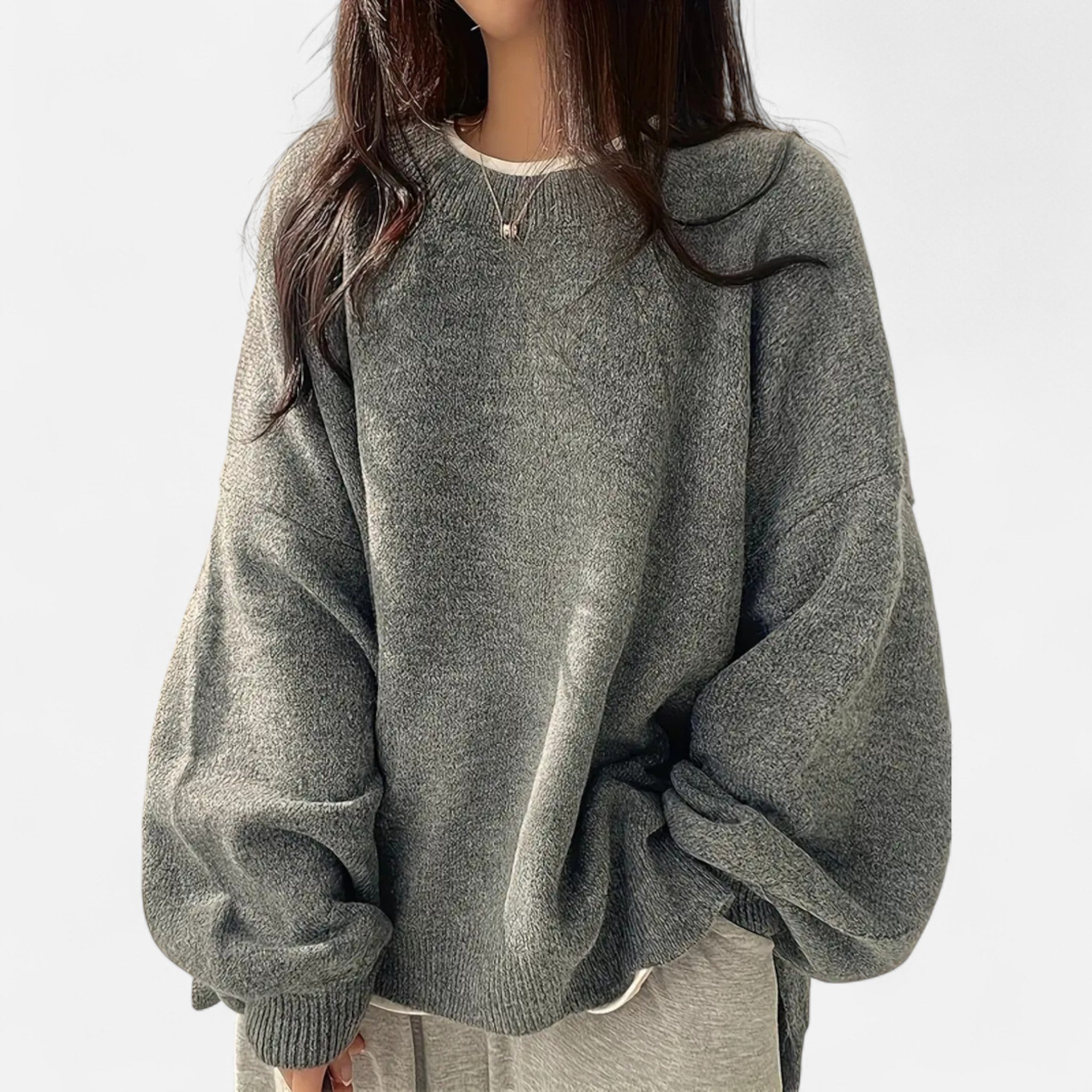 Gilduro | Women’s Classic Crew Neck Knit Sweater