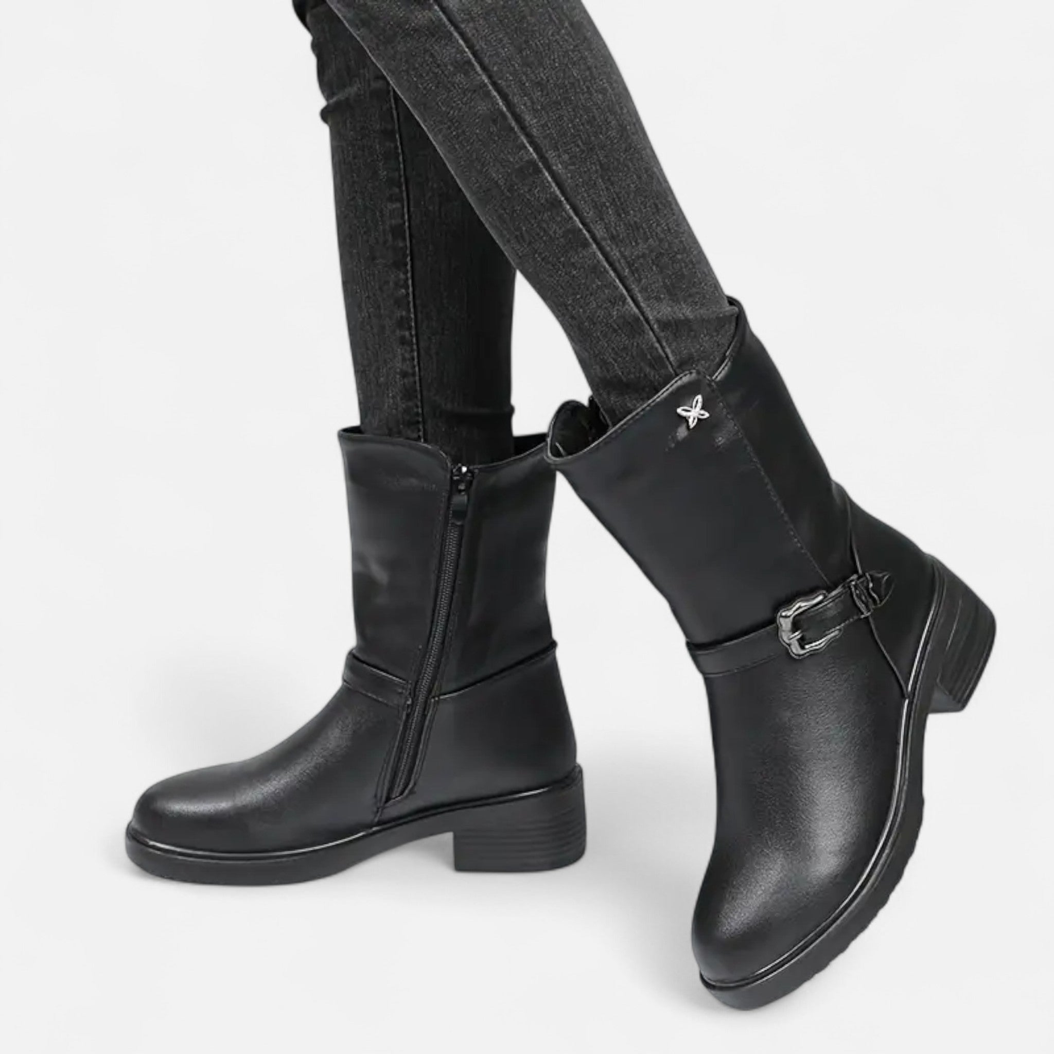 Gilduro | Women’s Fleece-Lined Mid-Calf Winter Boots