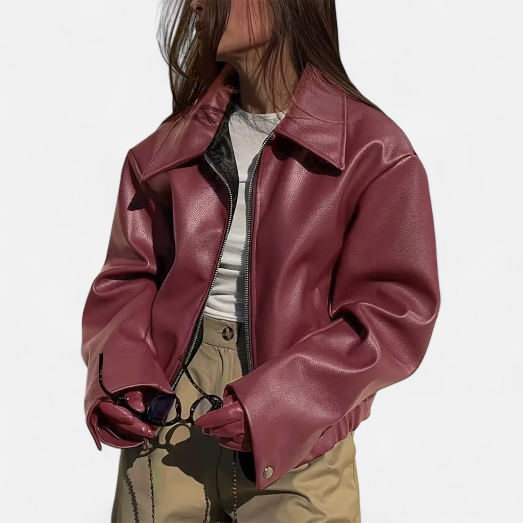 Gilduro | Women’s Retro Motorcycle Jacket