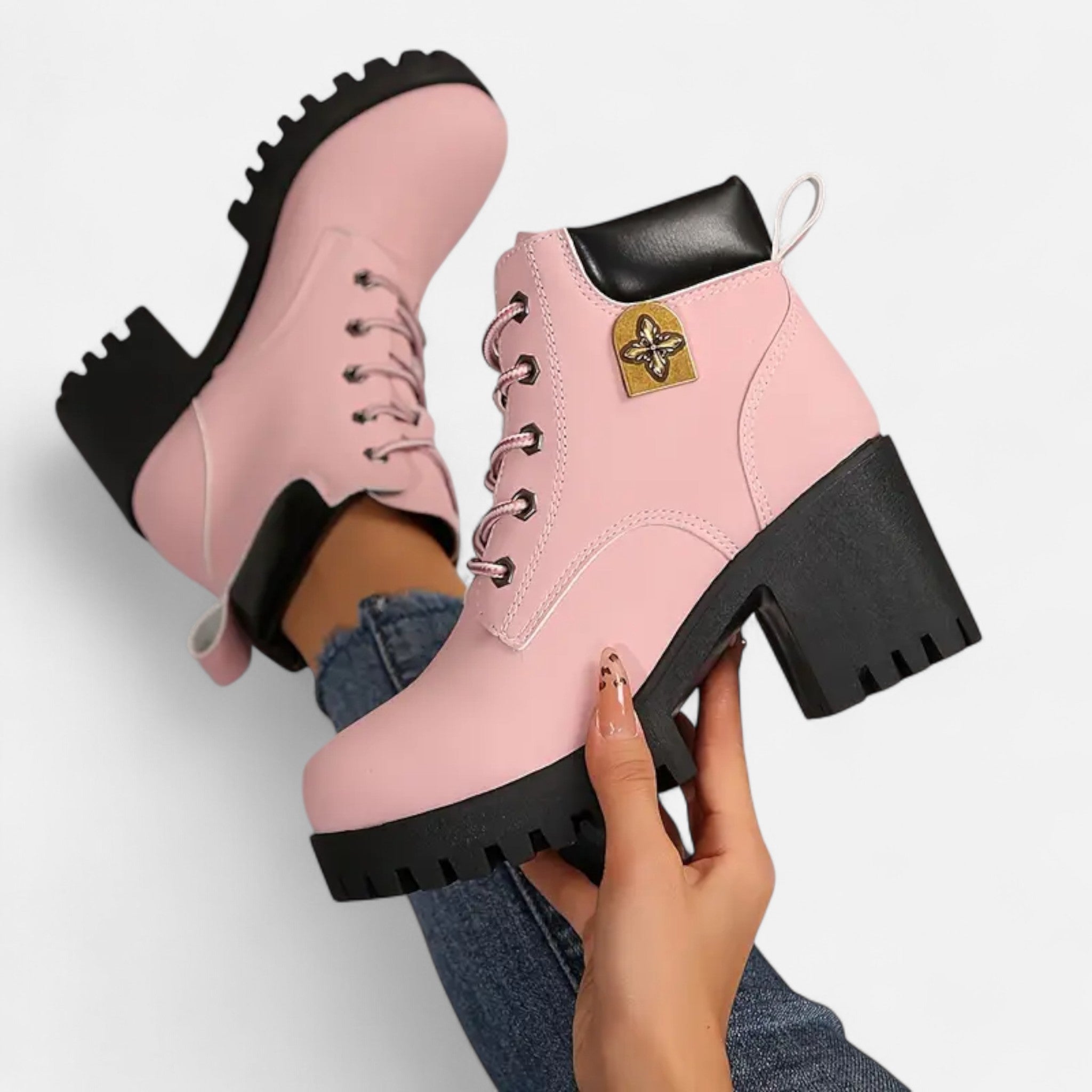 Gilduro | Women’s Lace-Up Classic Fashion Boots