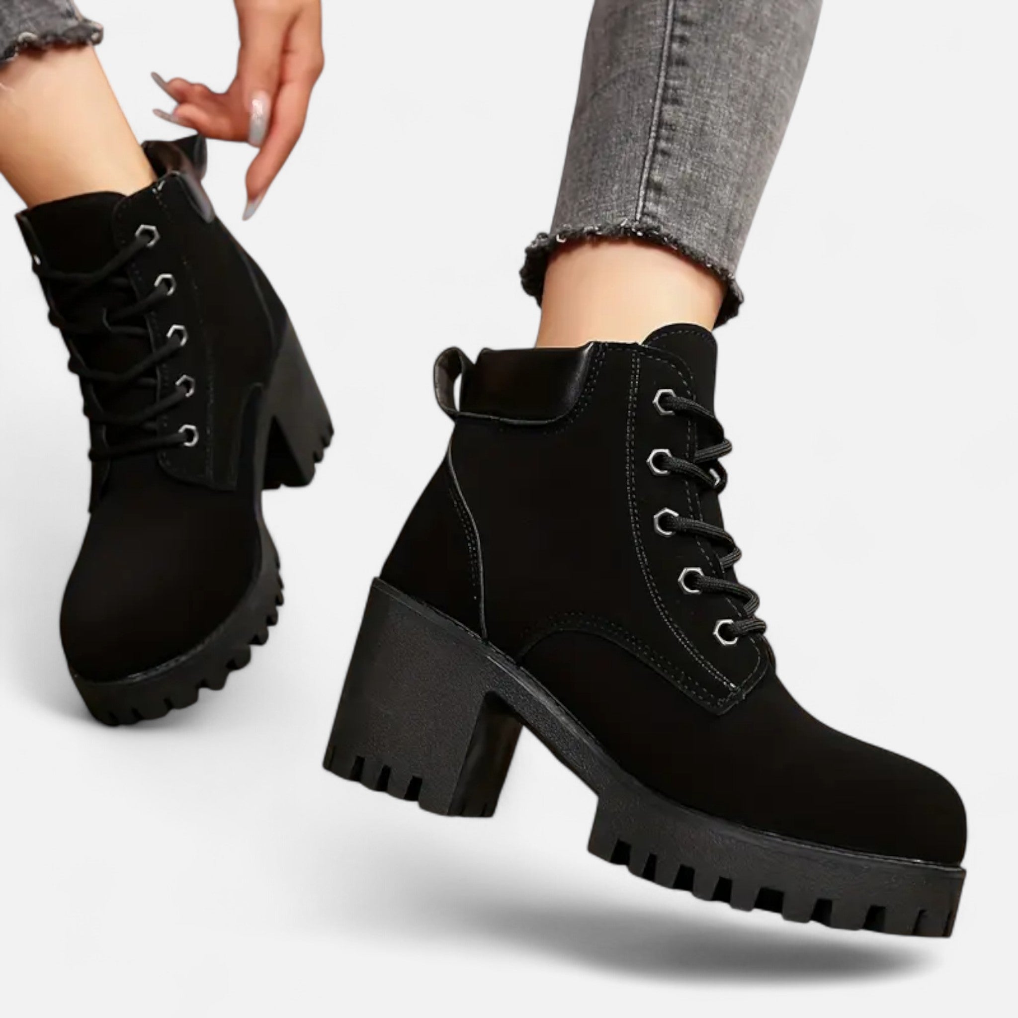Gilduro | Women’s Lace-Up Classic Fashion Boots