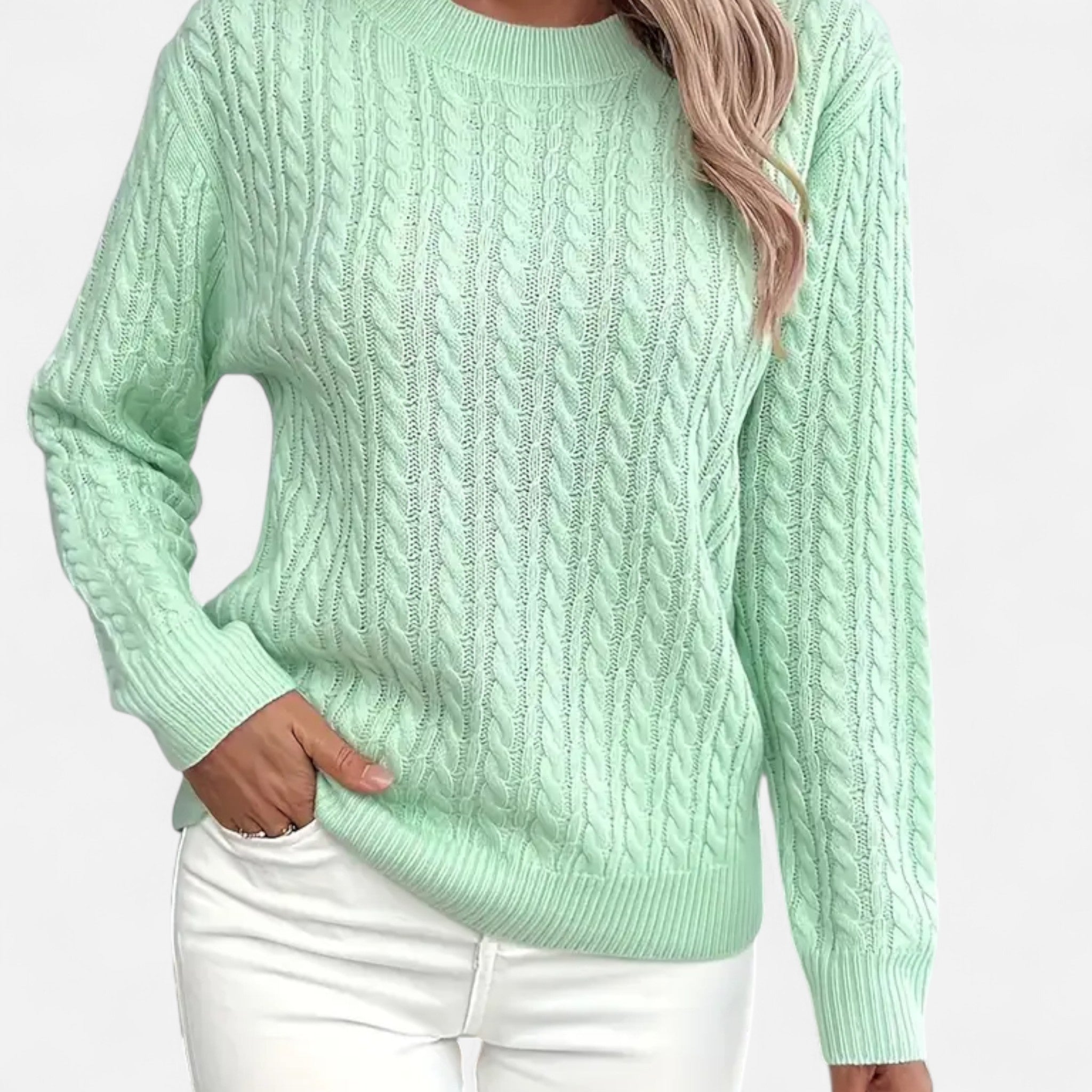 Gilduro | Women’s Casual Loose-Fit Round Neck Sweater