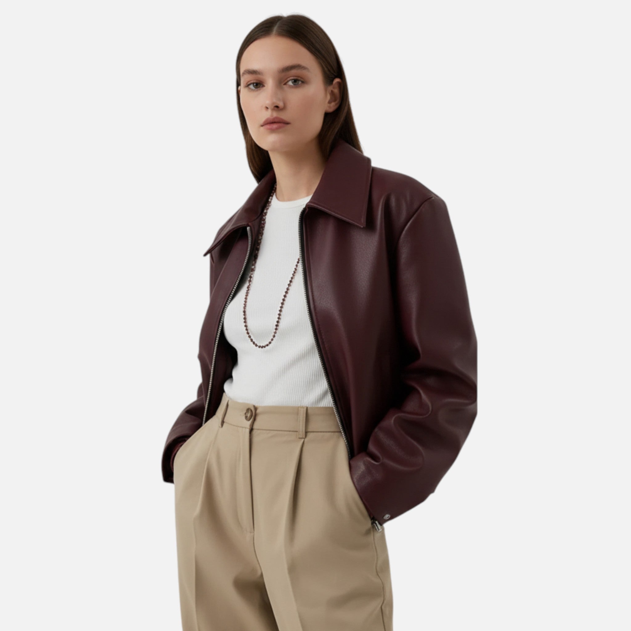 Gilduro | Women’s Retro Motorcycle Jacket