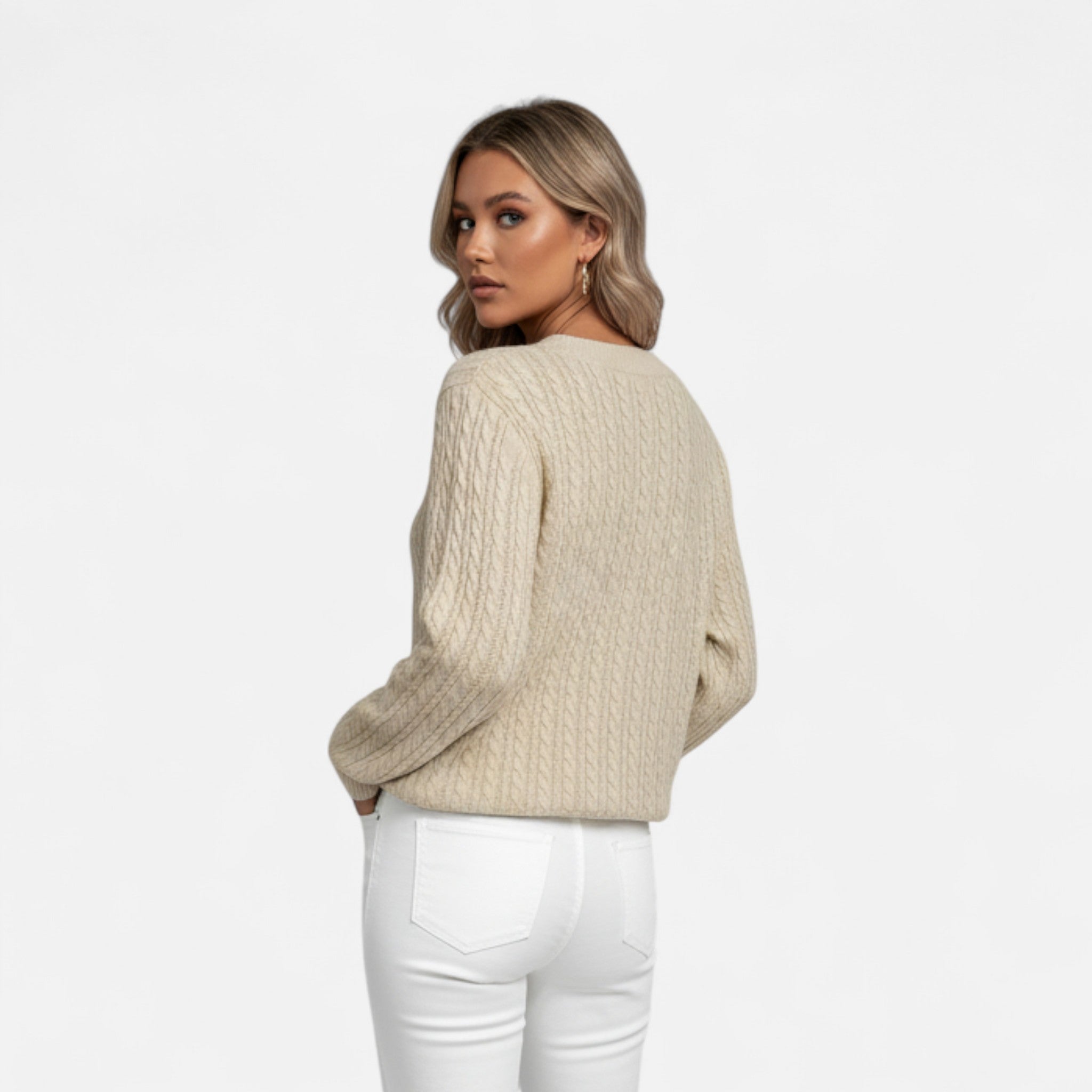 Gilduro | Women’s Casual Loose-Fit Round Neck Sweater