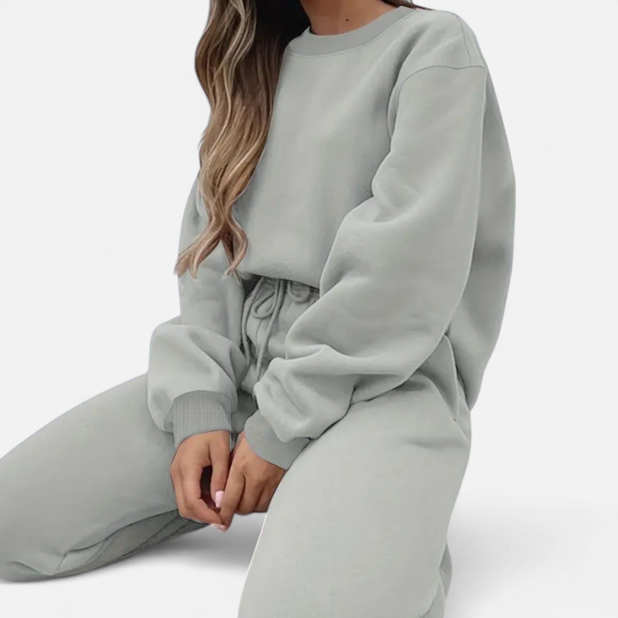 Gilduro |Women’s Casual Two-Piece Pullover & Drawstring Pants Set