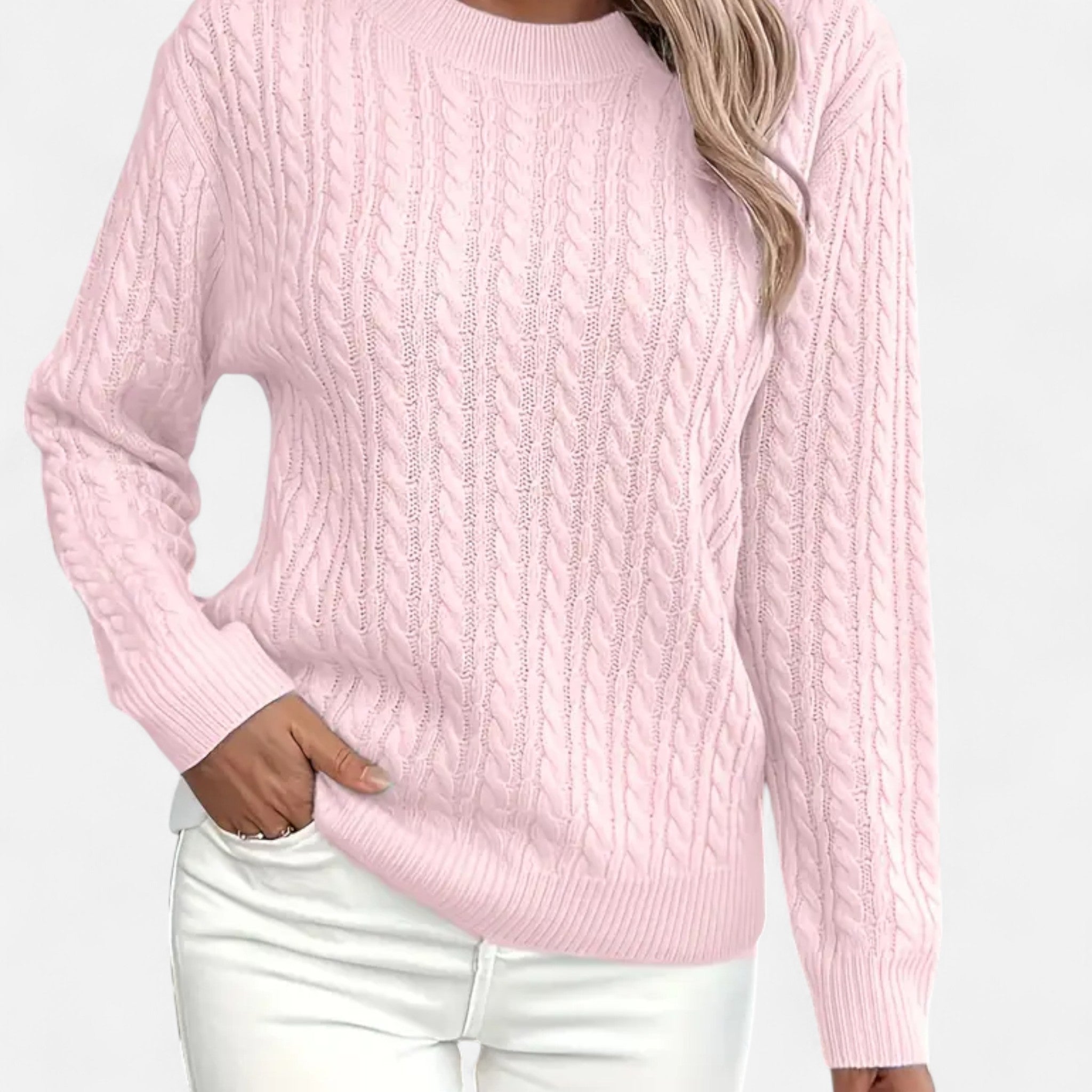 Gilduro | Women’s Casual Loose-Fit Round Neck Sweater