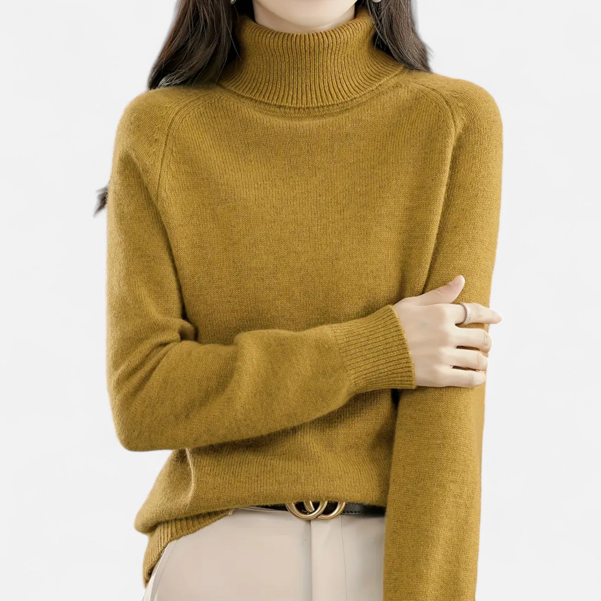 Gilduro | Women’s Classic Turtleneck Knit Sweater