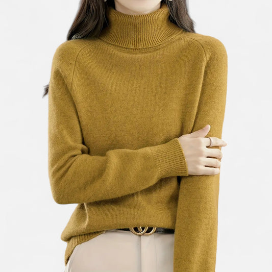 Gilduro | Women’s Classic Turtleneck Knit Sweater
