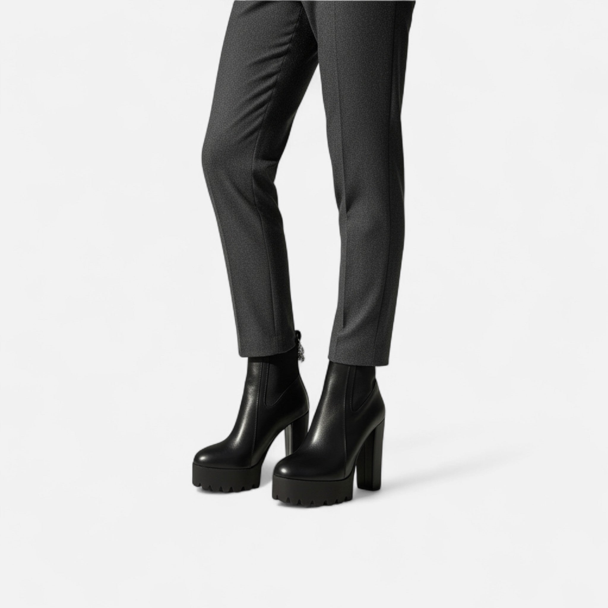 Gilduro | Women’s Platform Chunky Heel Ankle Boots