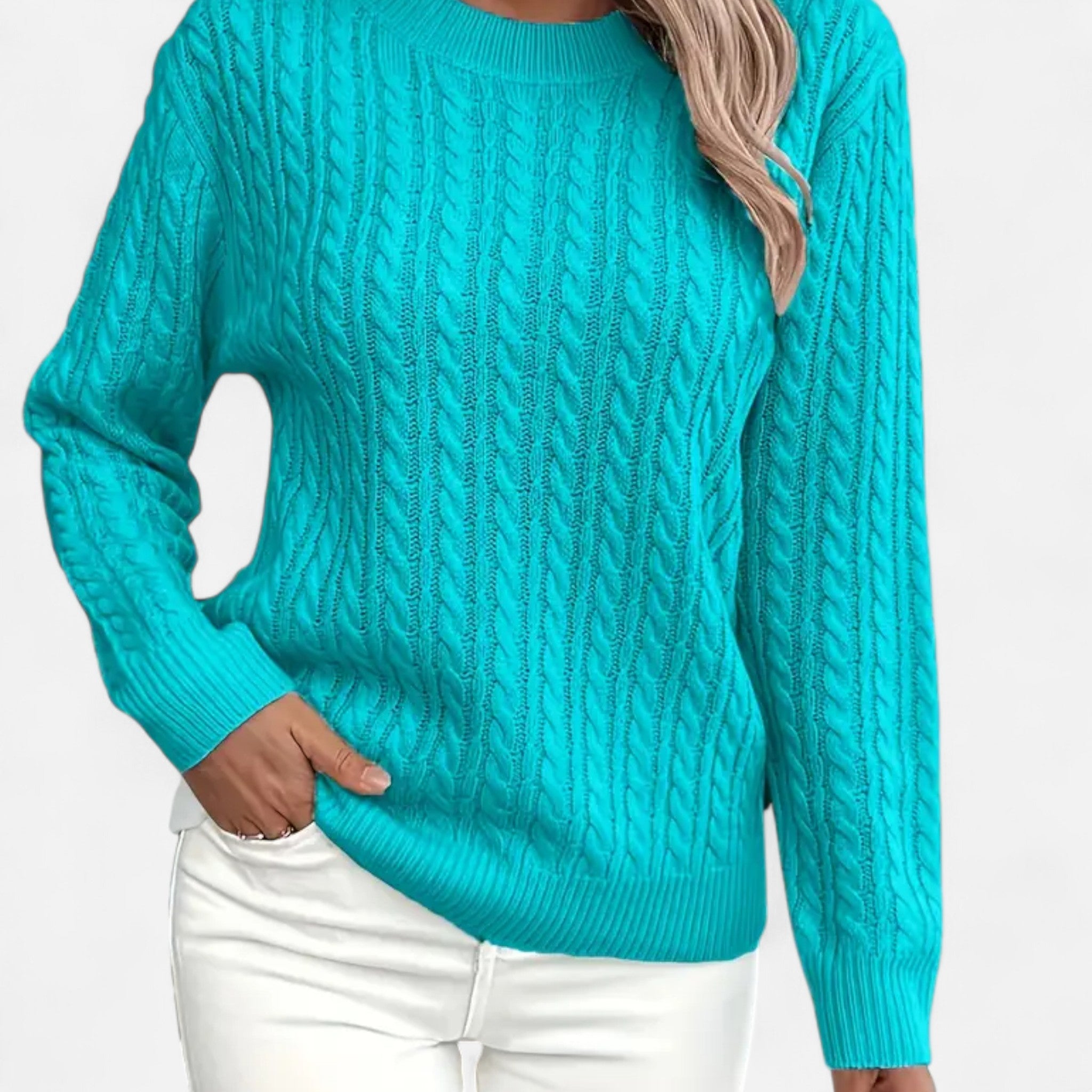 Gilduro | Women’s Casual Loose-Fit Round Neck Sweater