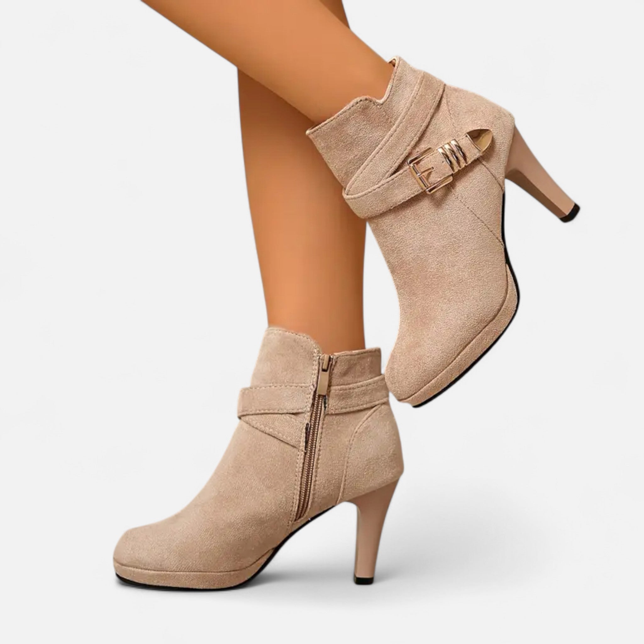 Gilduro | Women’s Platform Chunky Heel Ankle Boots