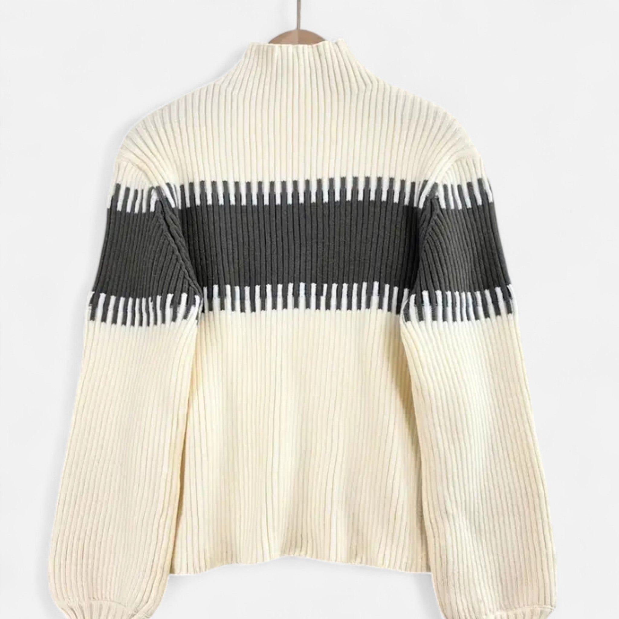 Gilduro | Women’s High Neck Pullover & Skirt Two-Piece Set