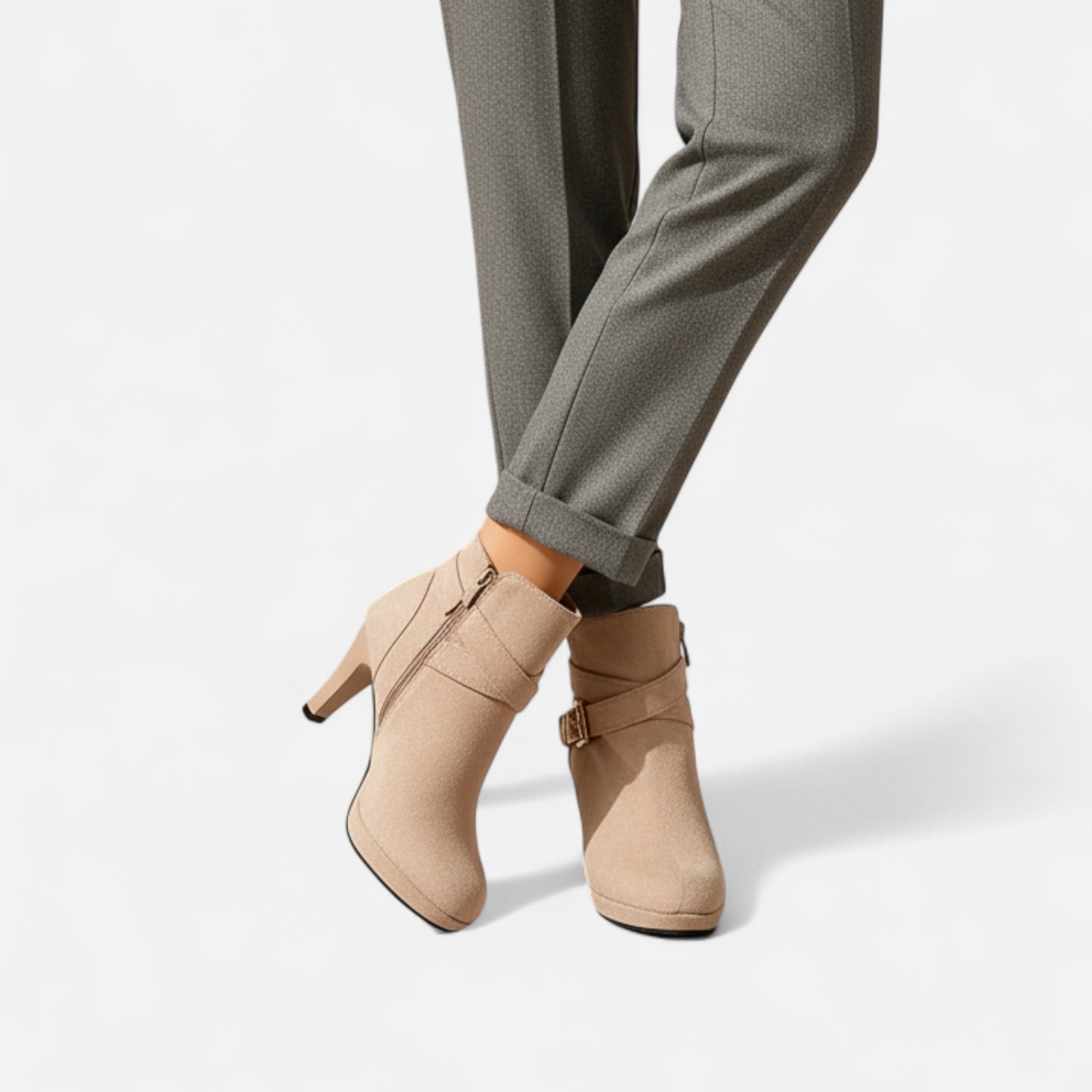 Gilduro | Women’s Platform Chunky Heel Ankle Boots