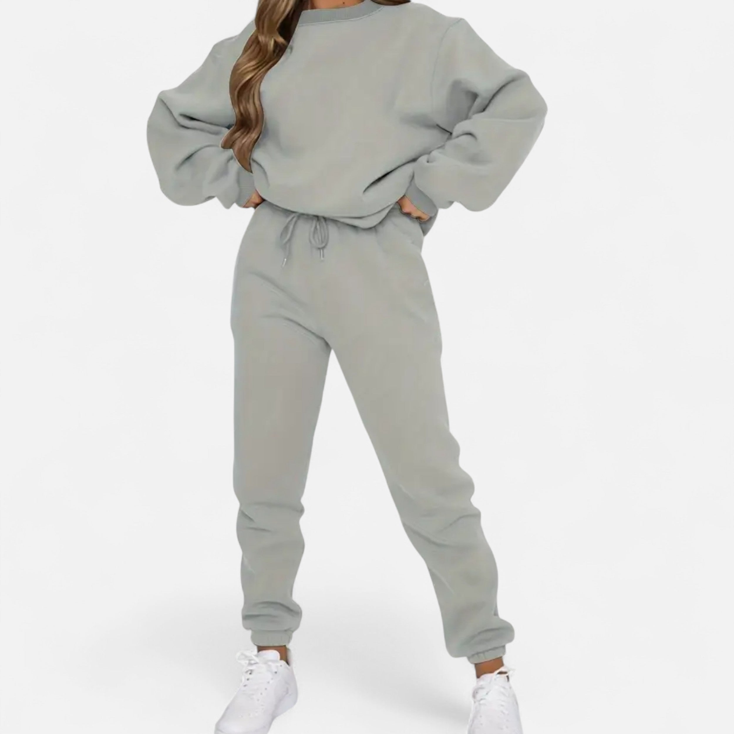 Gilduro |Women’s Casual Two-Piece Pullover &amp; Drawstring Pants Set