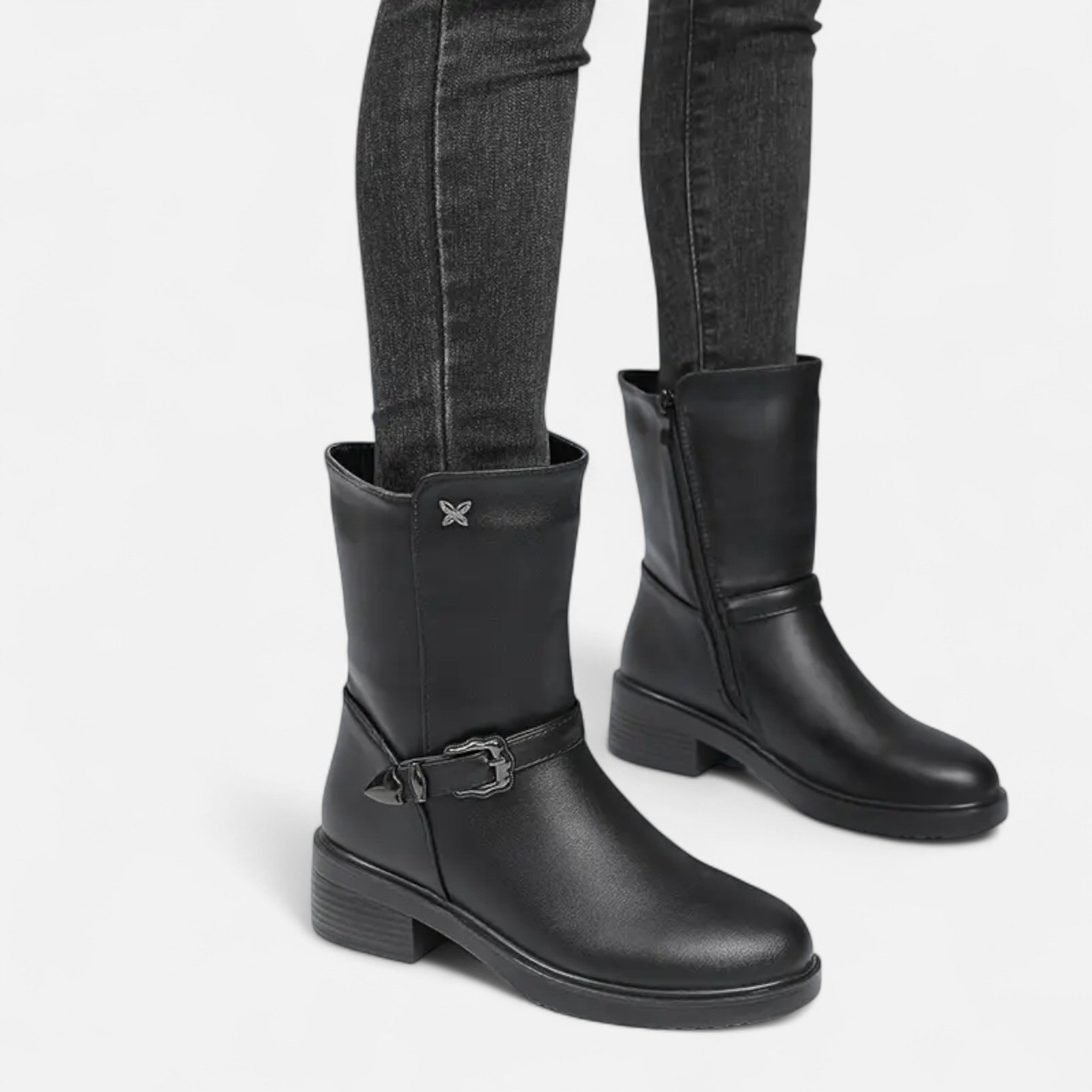 Gilduro | Women’s Fleece-Lined Mid-Calf Winter Boots