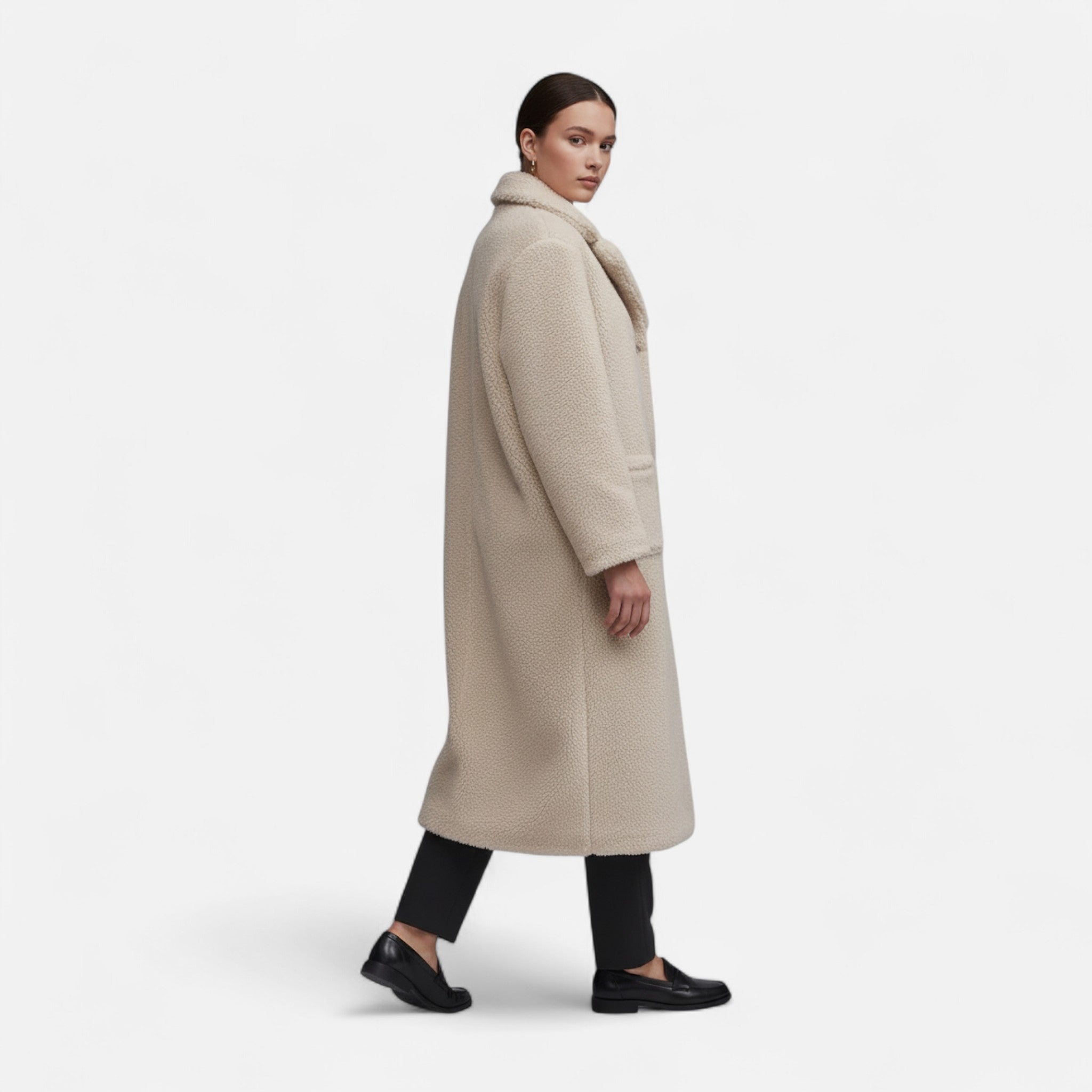 Gilduro | Women’s Elegant Faux Fur Coat