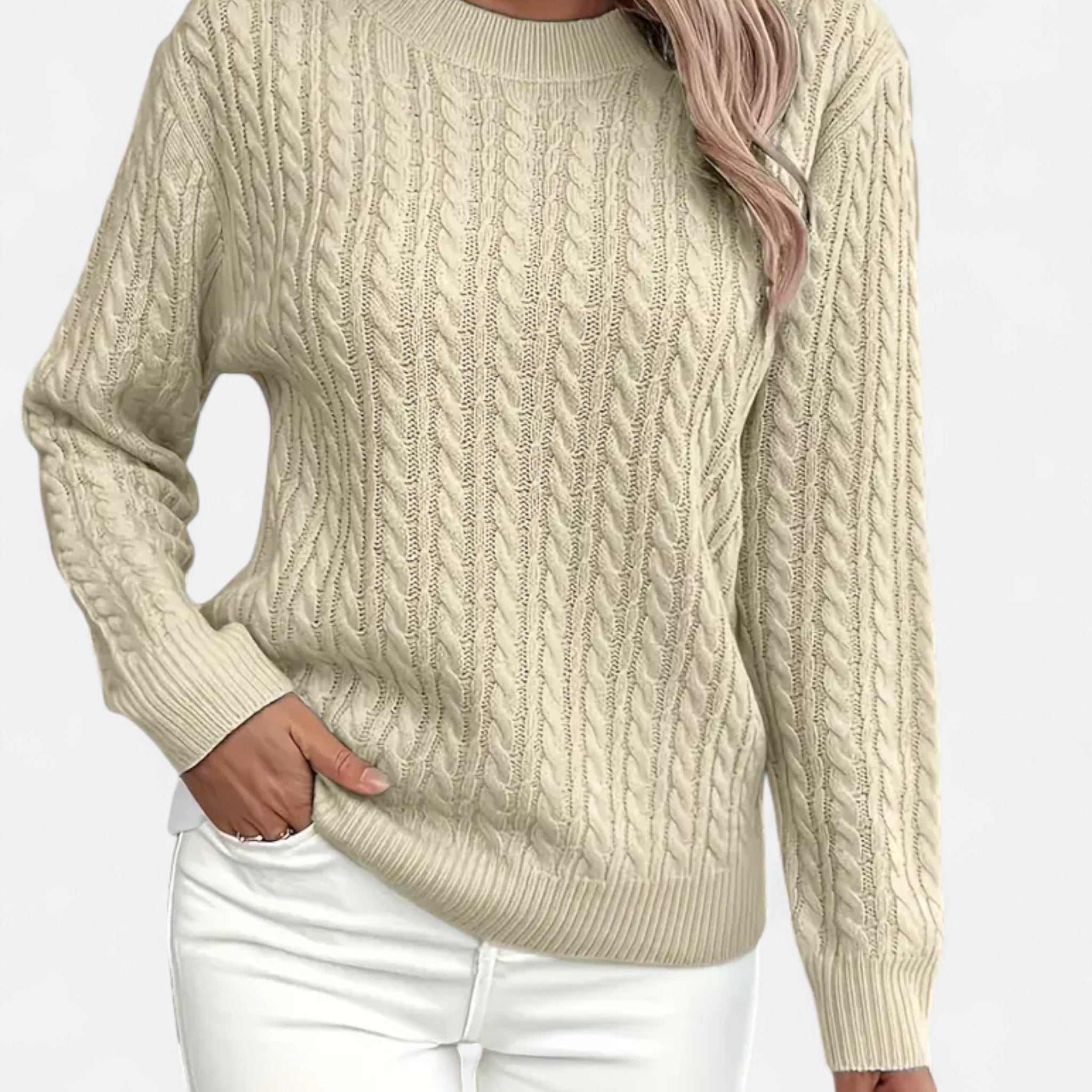 Gilduro | Women’s Casual Loose-Fit Round Neck Sweater