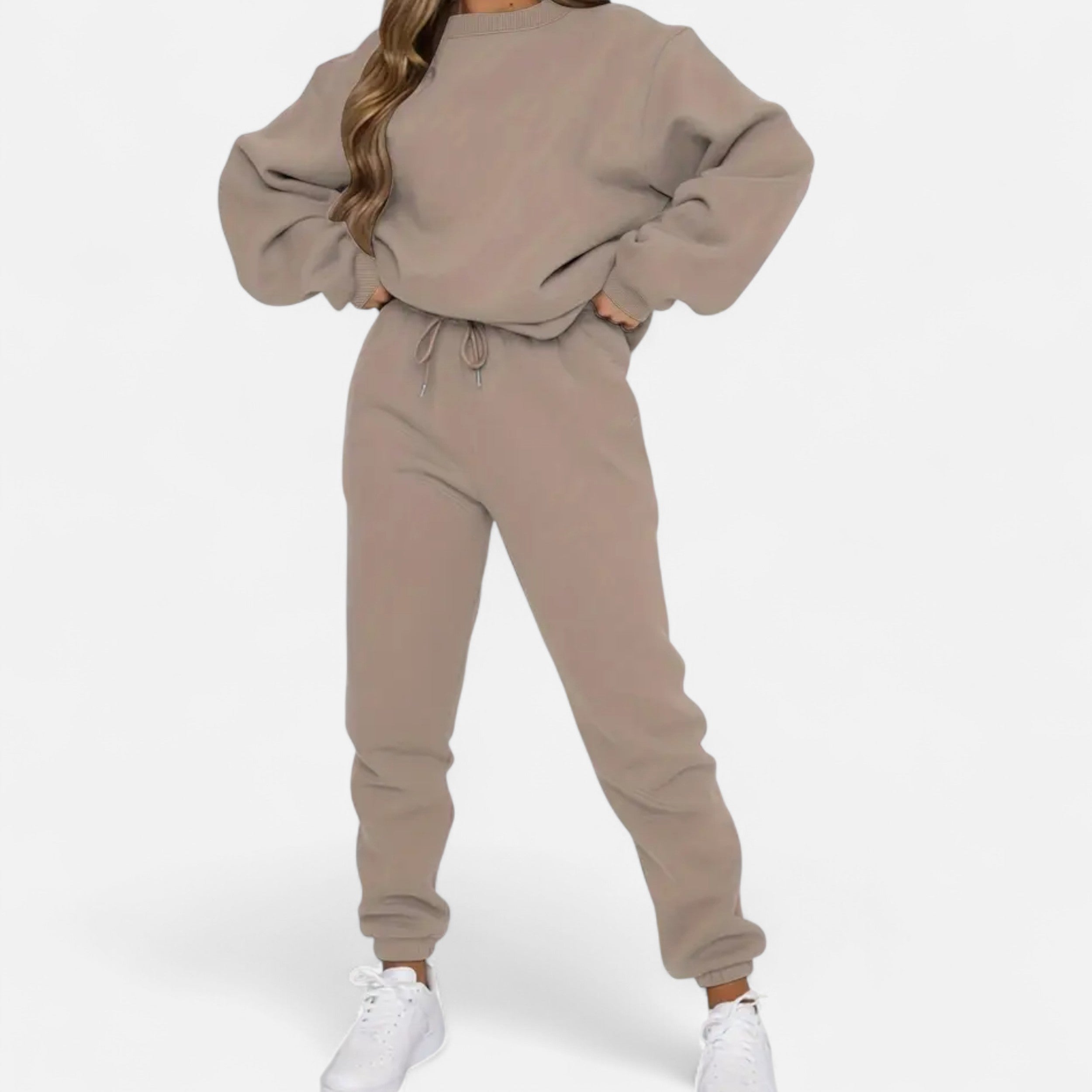 Gilduro |Women’s Casual Two-Piece Pullover &amp; Drawstring Pants Set