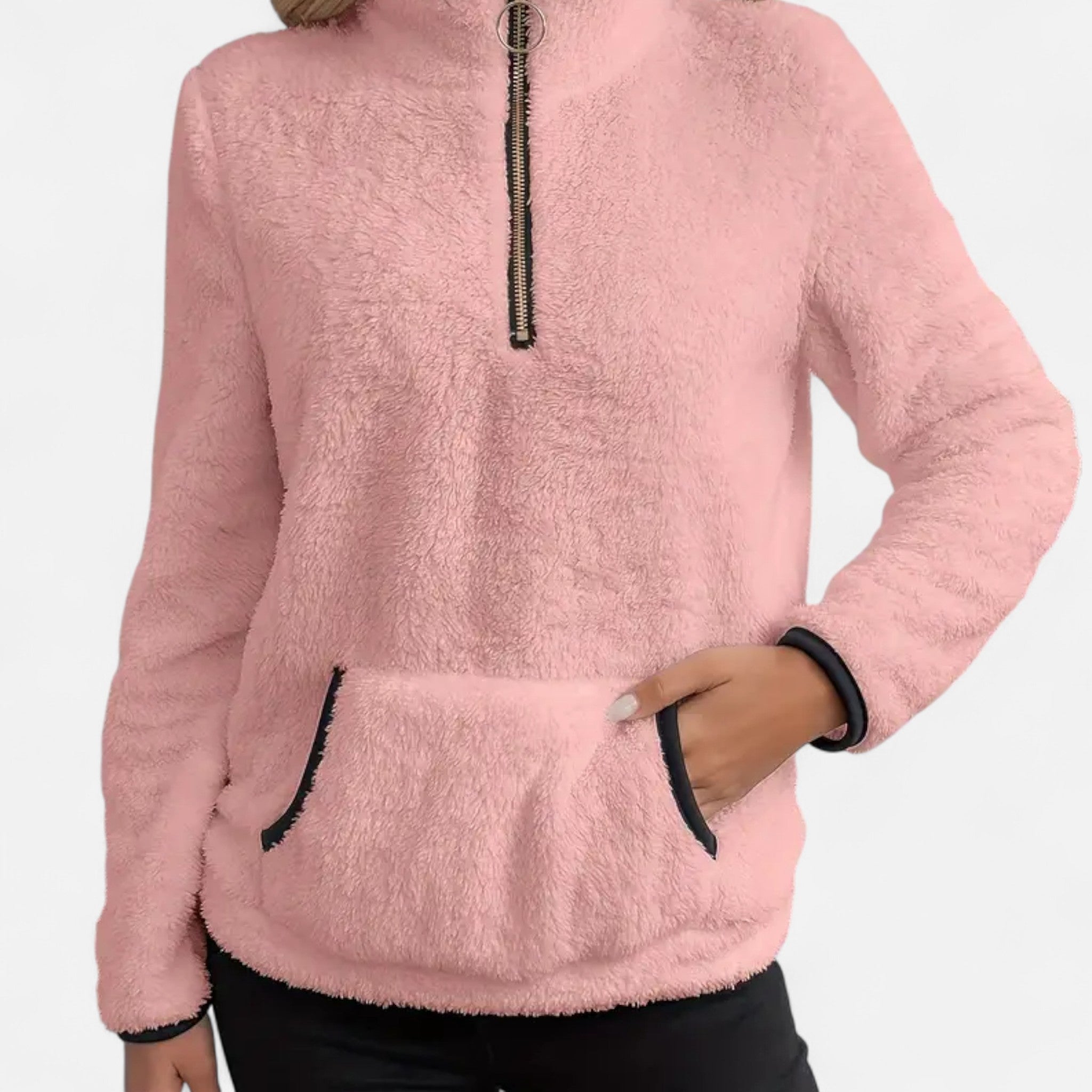 Gilduro | Women’s Autumn-Winter Half Zip Plush Sweatshirt