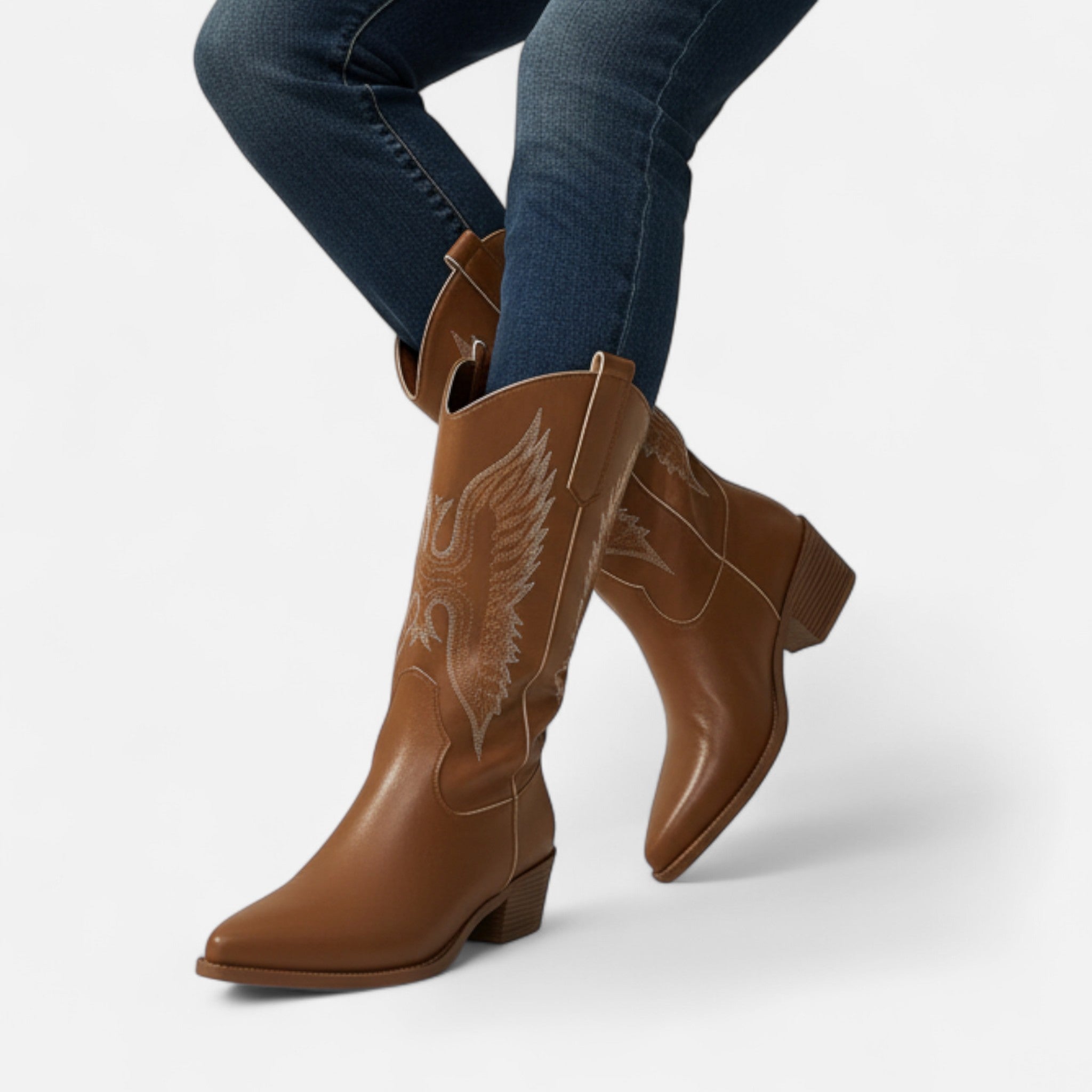Gilduro |Women’s Embroidered Wes tern Cowboy Boots