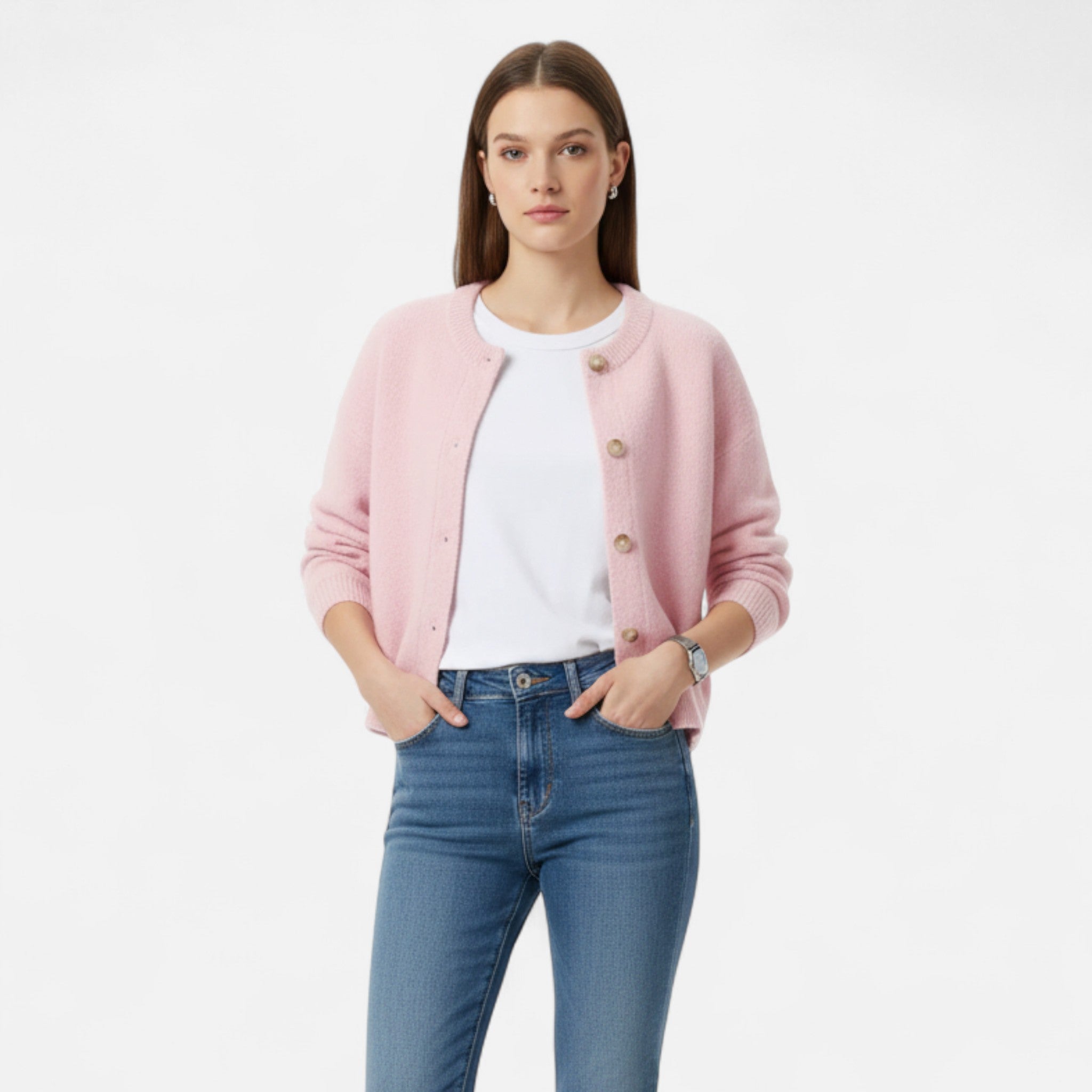 Gilduro | Women’s Classic Buttoned Knit Cardigan