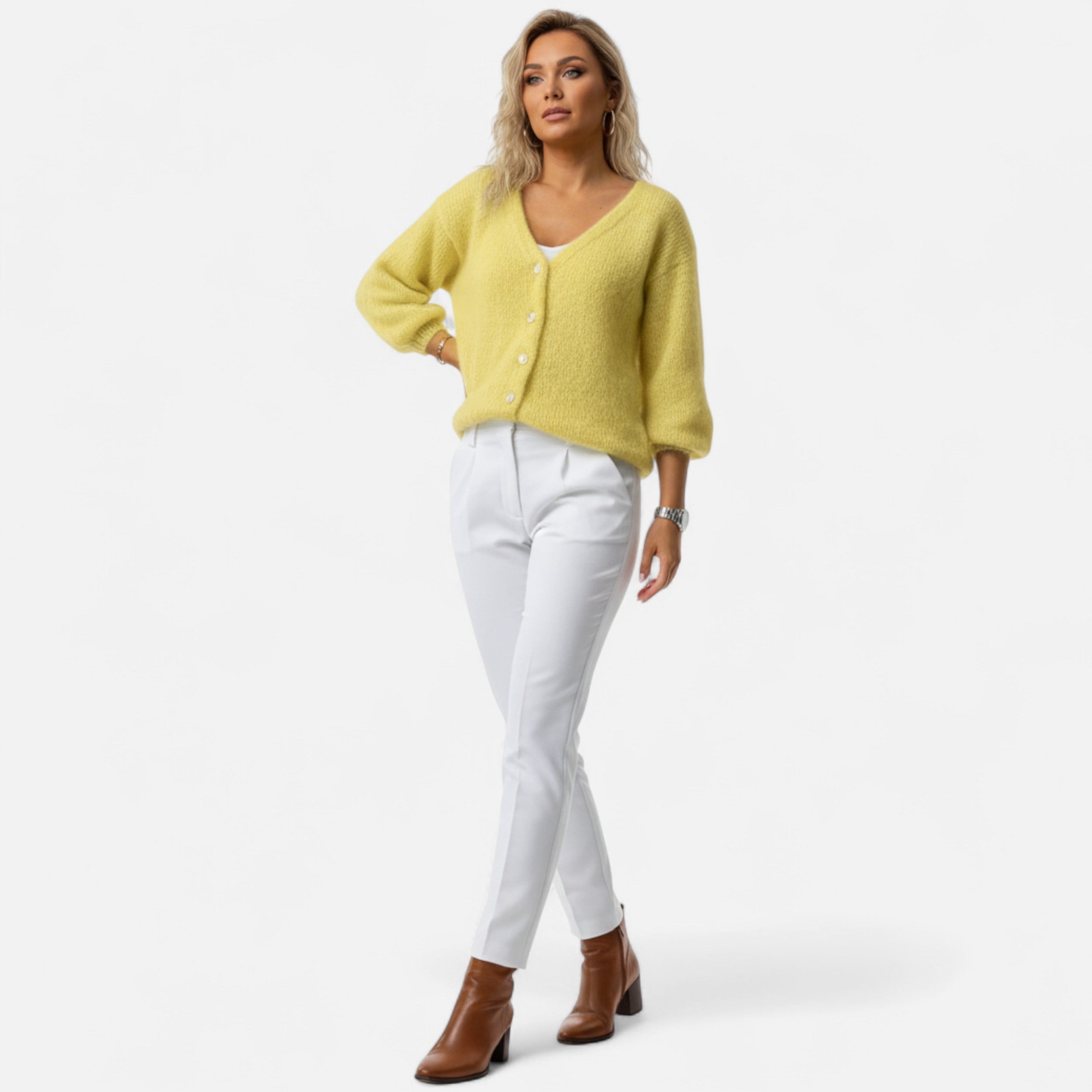 Gilduro | Women’s Spring/Autumn Korean Style Soft Loose Cardigan Sweater