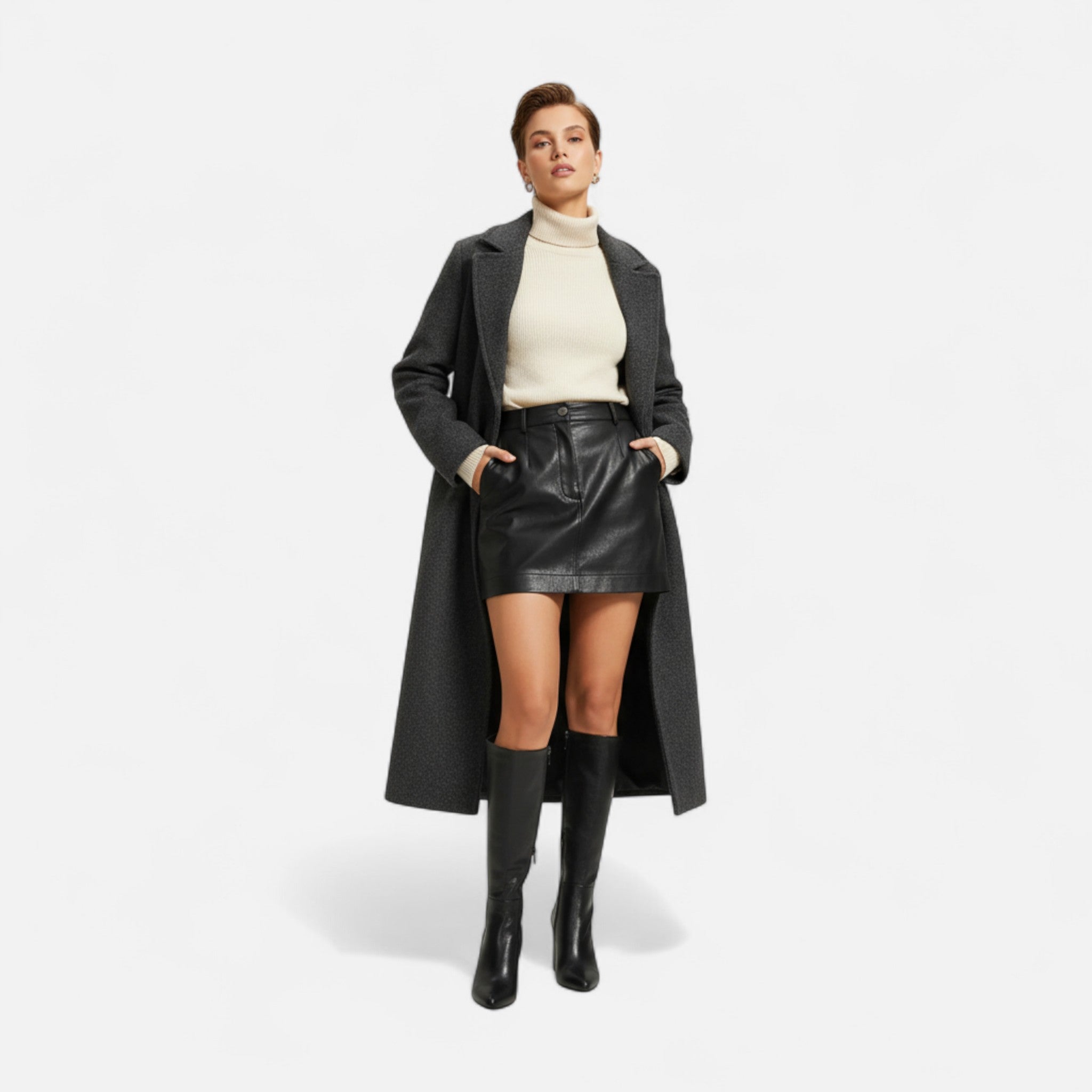 Gilduro | Women’s Knee-High Pointed Toe Boots